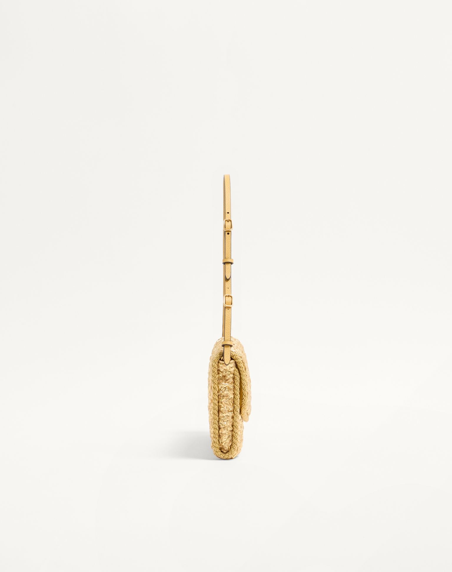 Piccola borsa a spalla Valentino Garavani Locò ricamata con logo gioiello