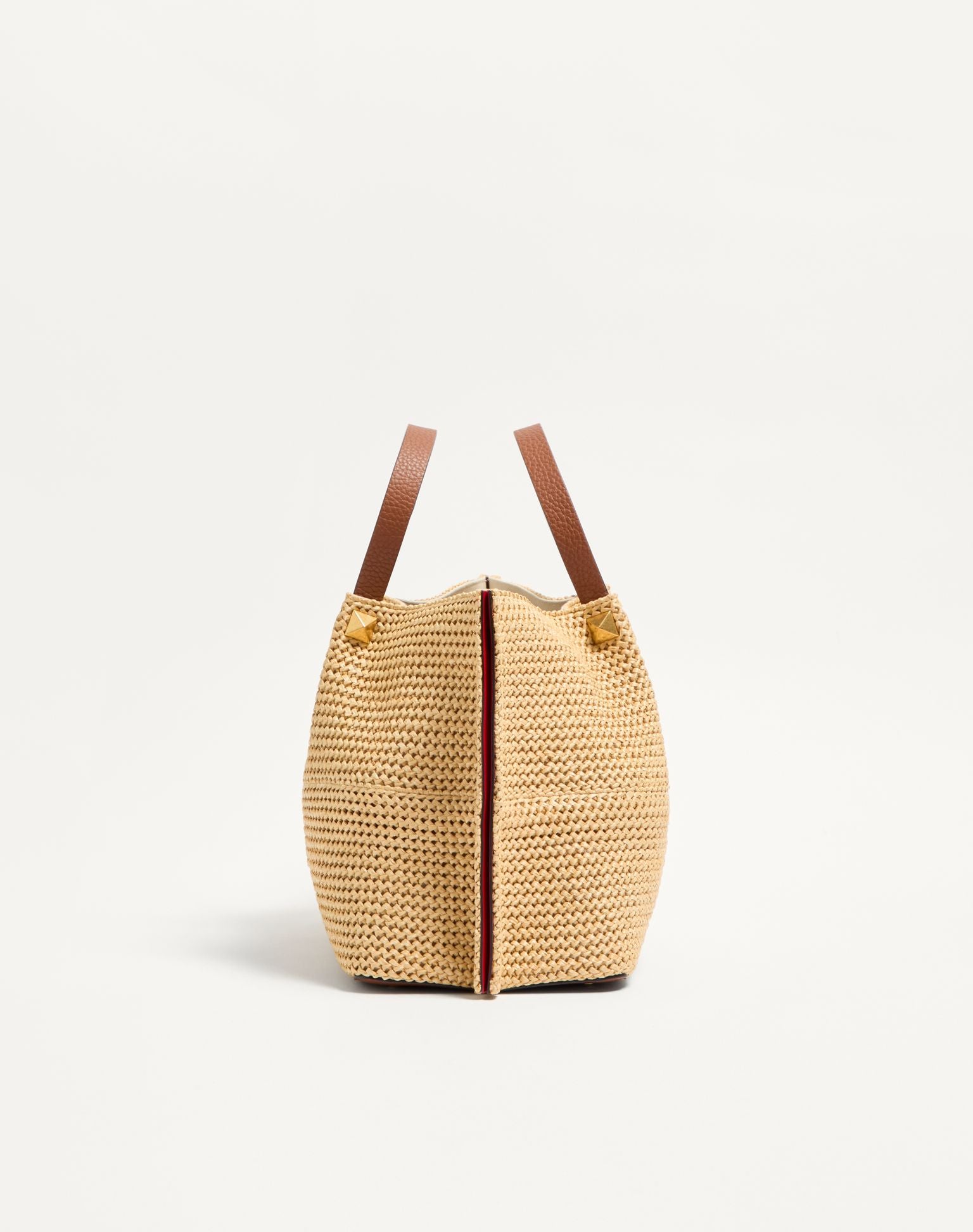 Cabas Medio Summer Tote | Borsa in Paglia Intrecciata Naturale | Tote Bag Elegante per l'Estate