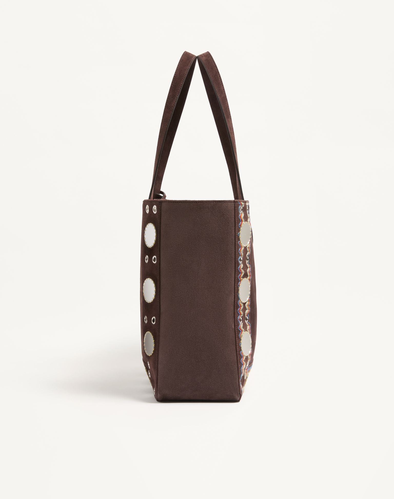 Borsa Shopping Media Valentino Garavani Nellcôte In Suede