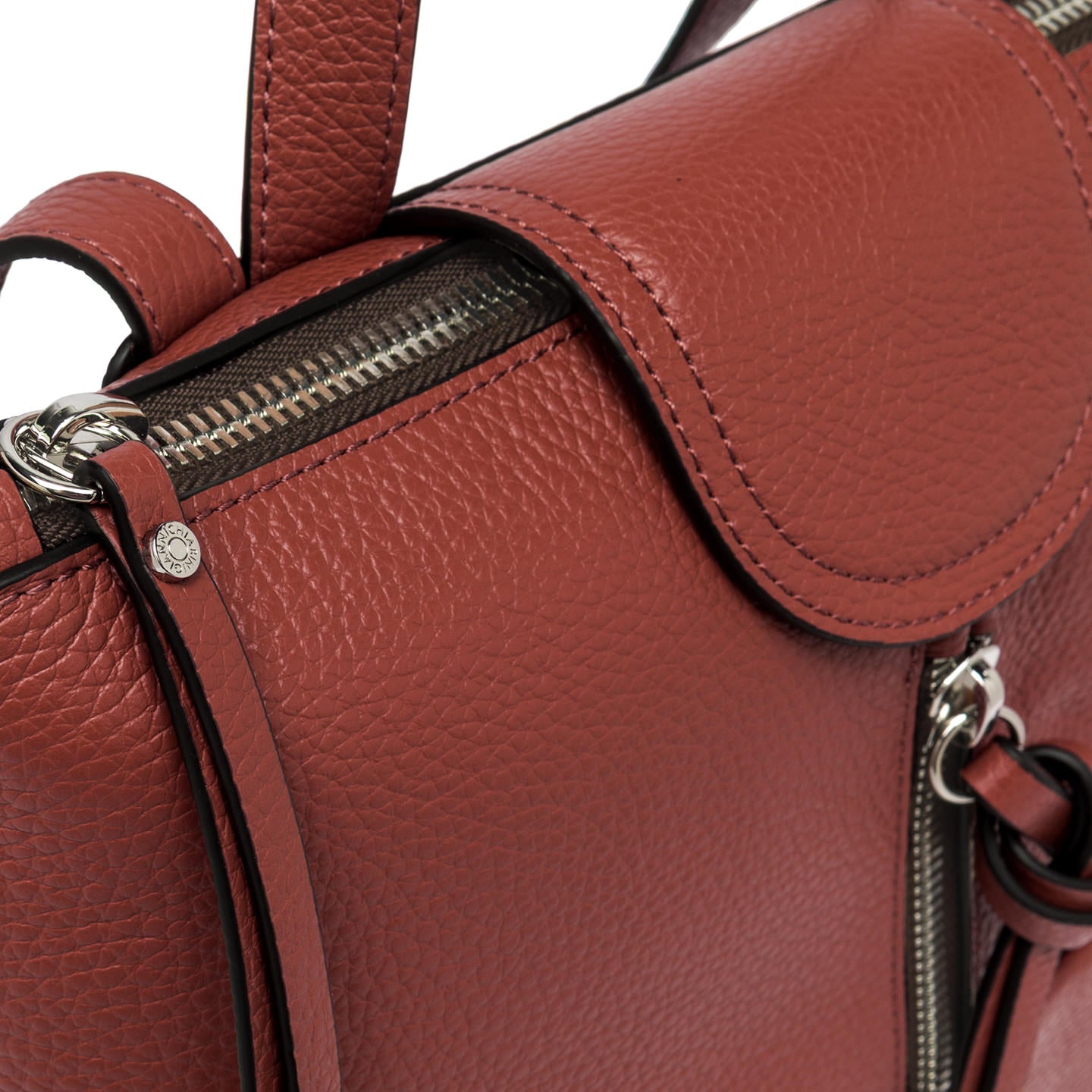 Zaino GIANNI CHIARINI Firenze Terracotta - Convertibile Tote Bag | Pelle Premium Color Mattone