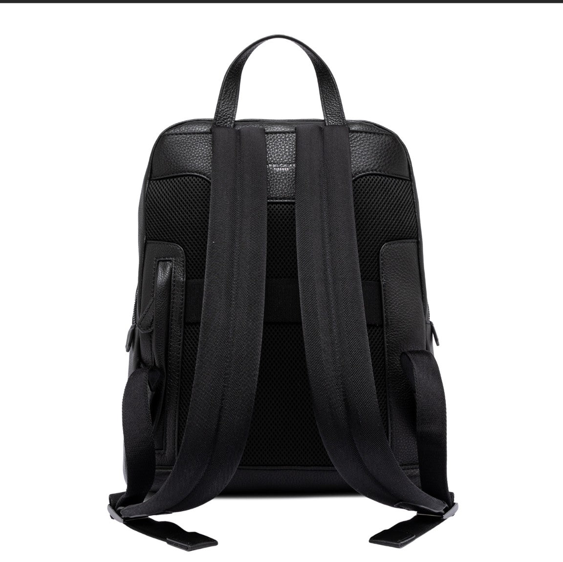 Zaino GIANNI CHIARINI in Pelle Nera - Design Minimalista Urbano | Backpack Premium