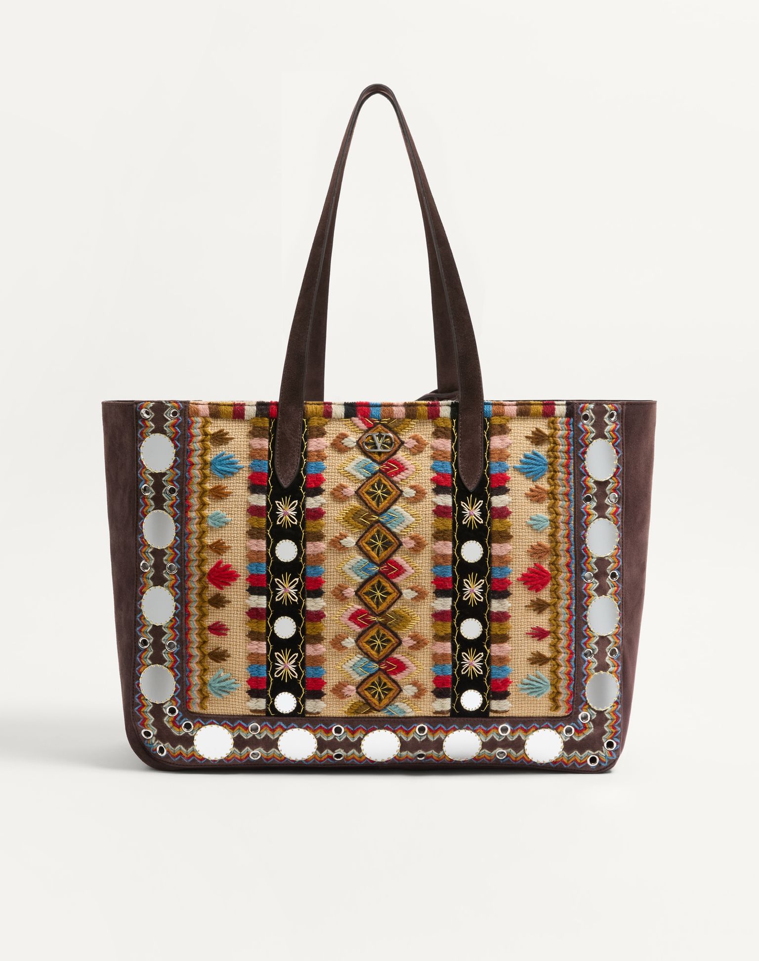 Borsa Shopping Grande Valentino Garavani Nellcôte Ricamata