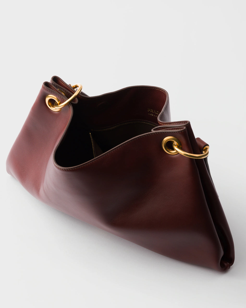 Borsa a tracolla grande in pelle Prada Etude