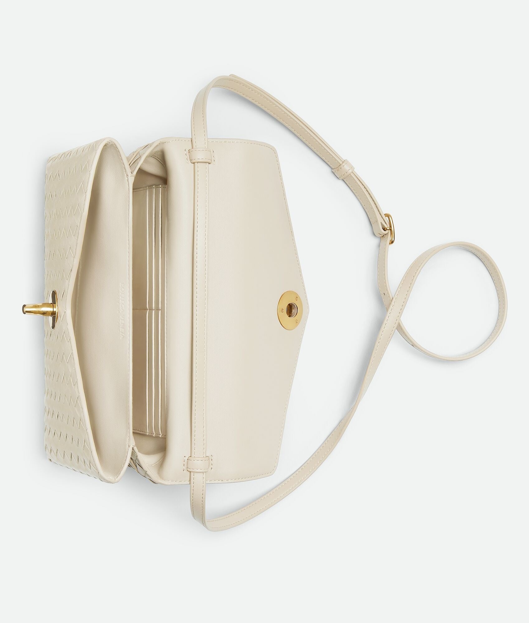 Borsa Bottega Veneta Knot in Pvelle Intrecciata con Chiusura a Nodo