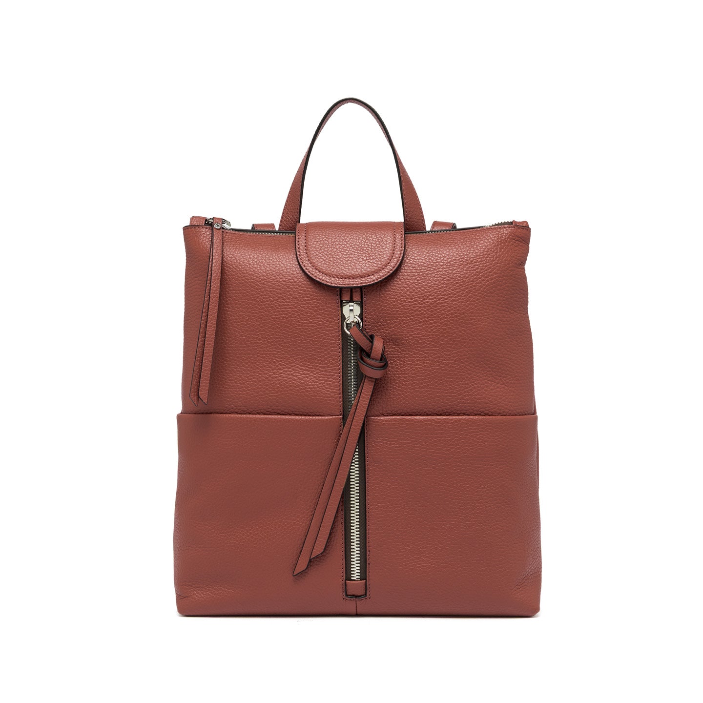 Zaino GIANNI CHIARINI Firenze Terracotta - Convertibile Tote Bag | Pelle Premium Color Mattone