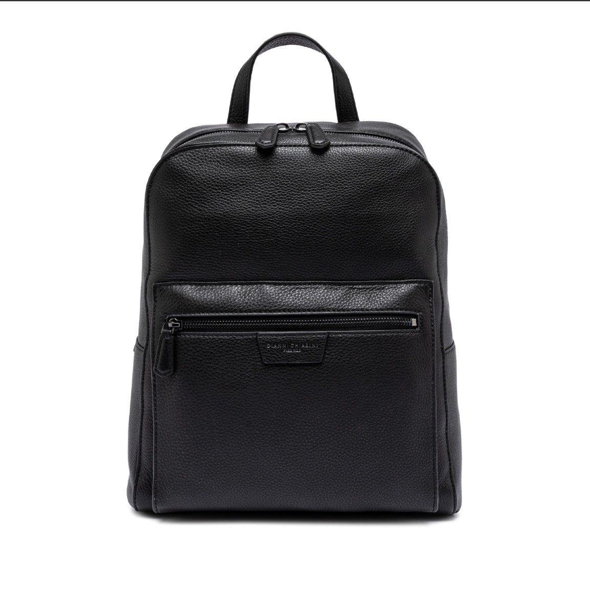 Zaino GIANNI CHIARINI in Pelle Nera - Design Minimalista Urbano | Backpack Premium