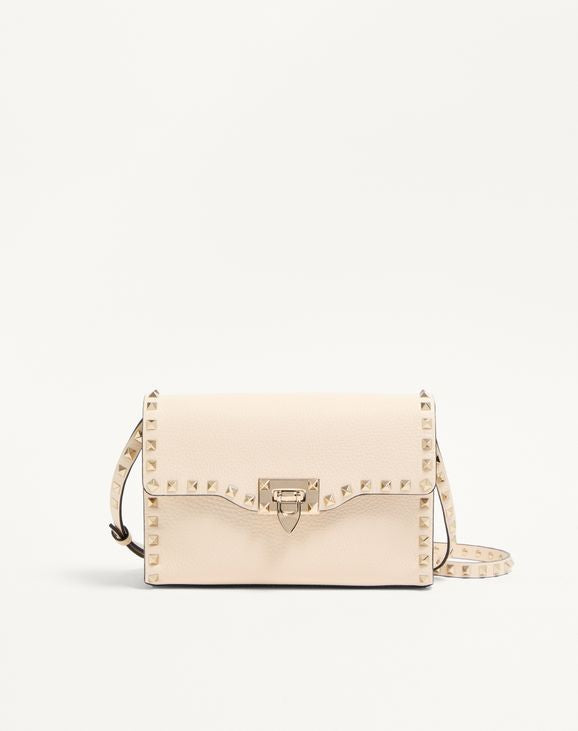 Borsa a Tracolla Beige con Borchie - Design Rockstud Luxury | Pala nuda premium