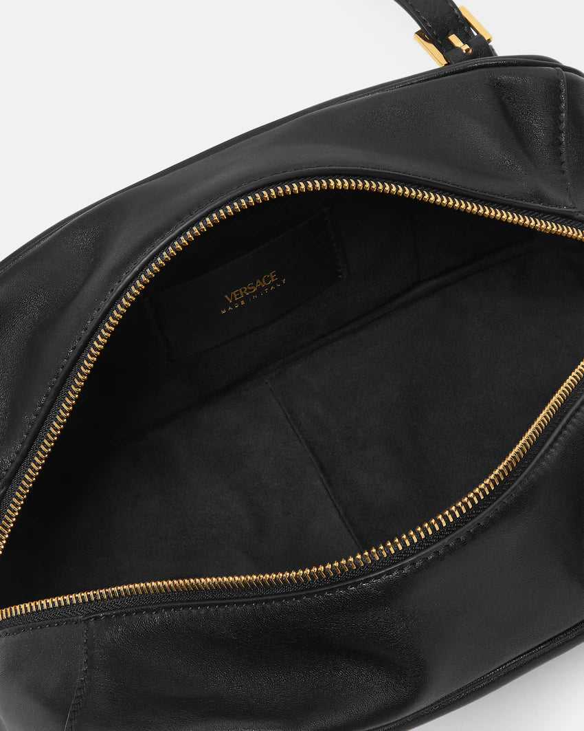 Borsa Grand Bowling Versace Tag in Pelle Nappa