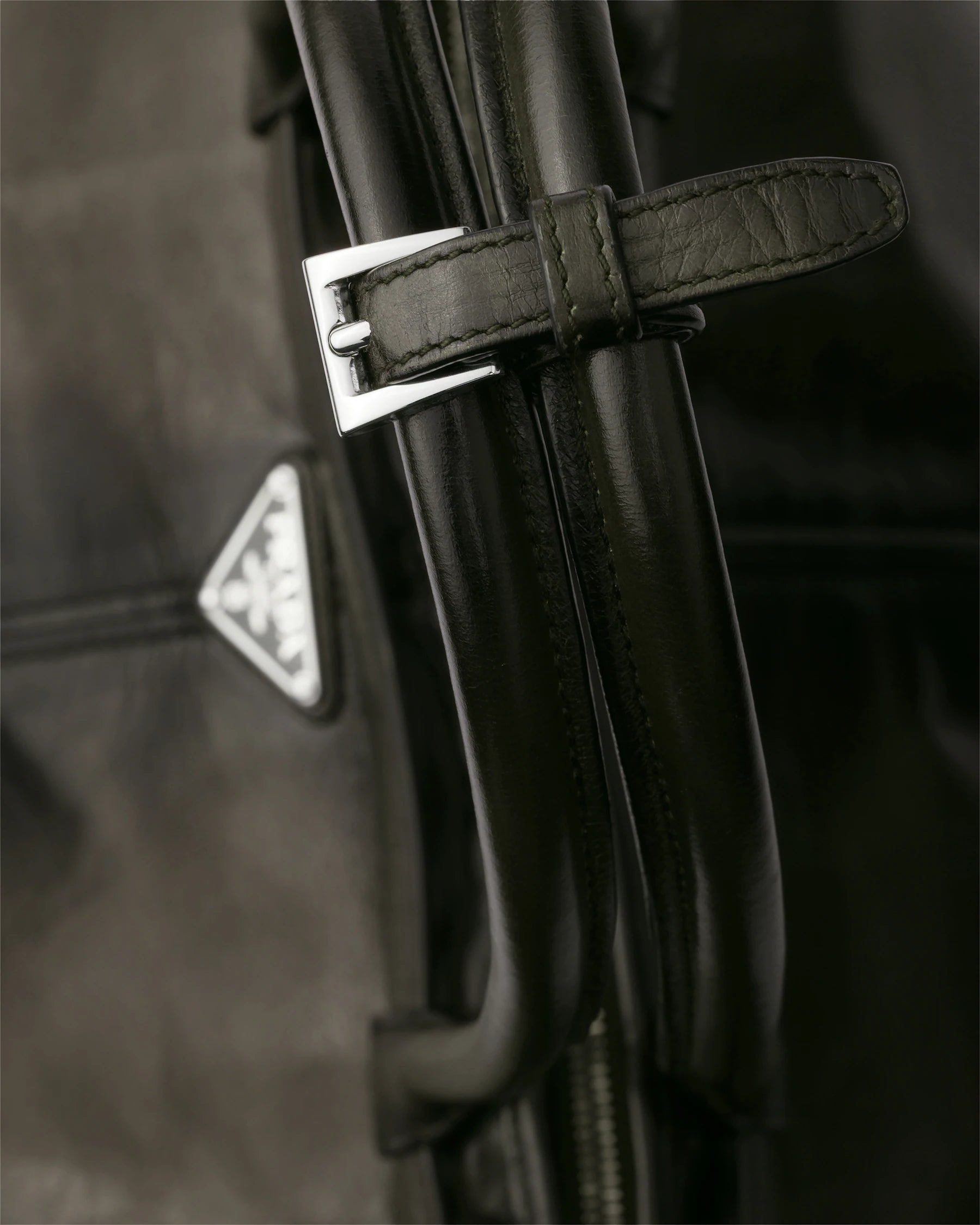 Cabas Prada Bornnie en cuir vieilli