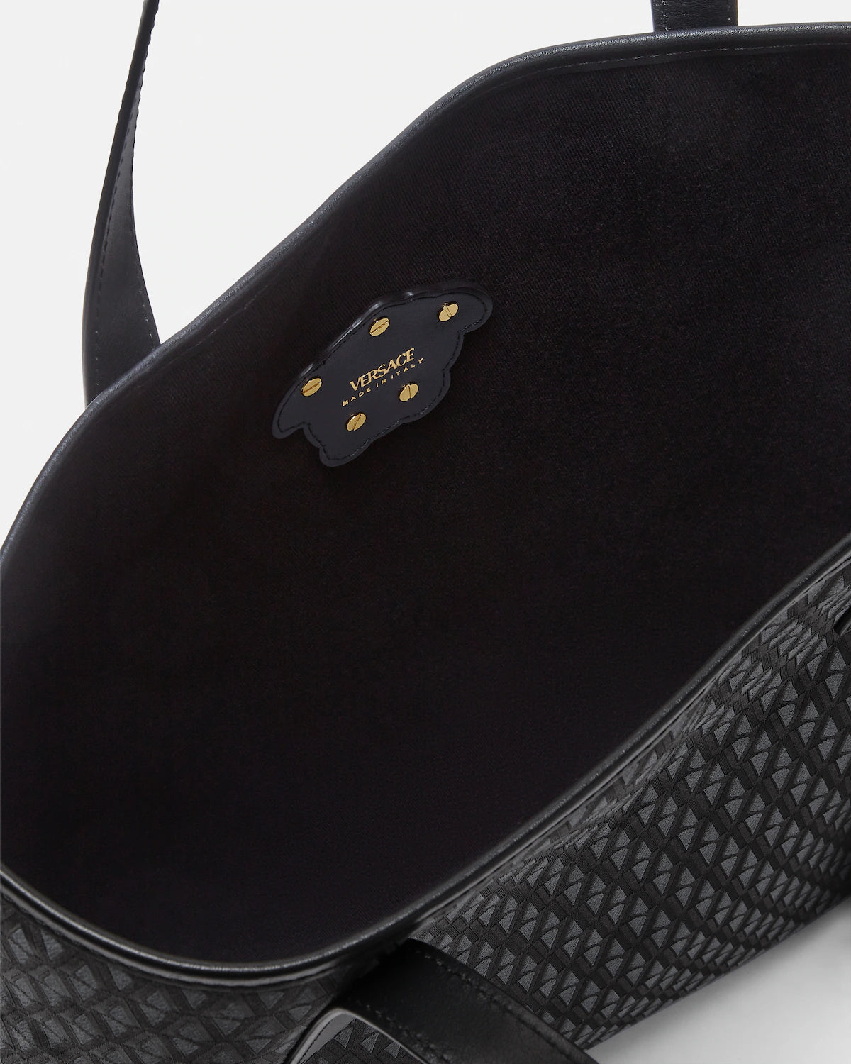 Borsa Shopper La Medusa V in Tessuto Jacquard