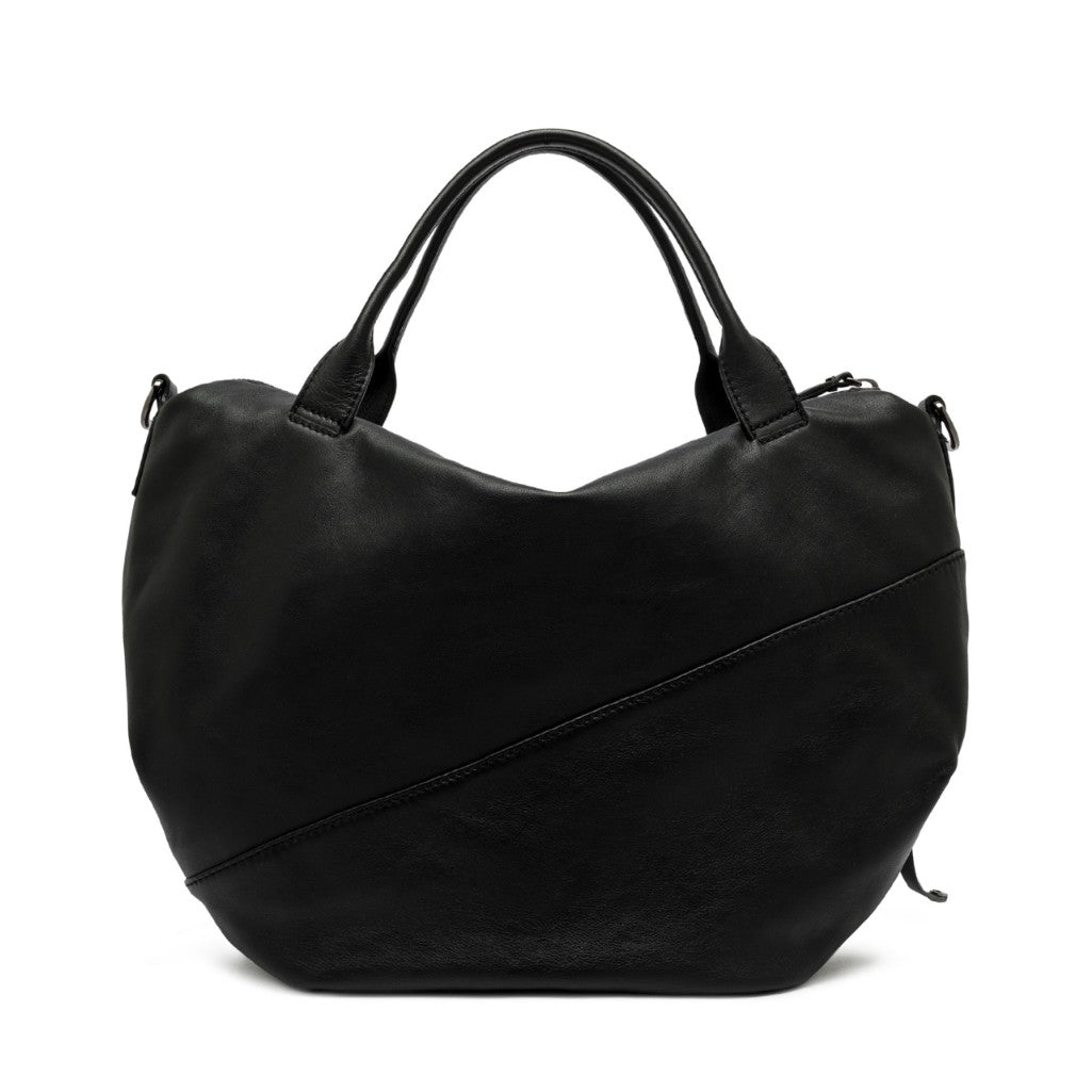 Borsa GIANNI CHIARINI Firenze Nera - Design Hobo Morbido | Pelle Premium con Dettagli Zip