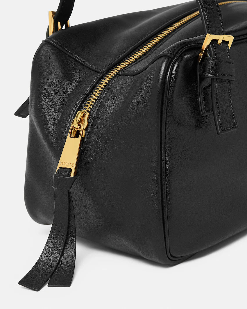 Borsa Grand Bowling Versace Tag in Pelle Nappa