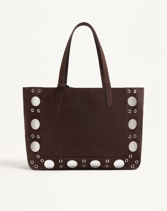 Borsa Shopping Media Valentino Garavani Nellcôte In Suede