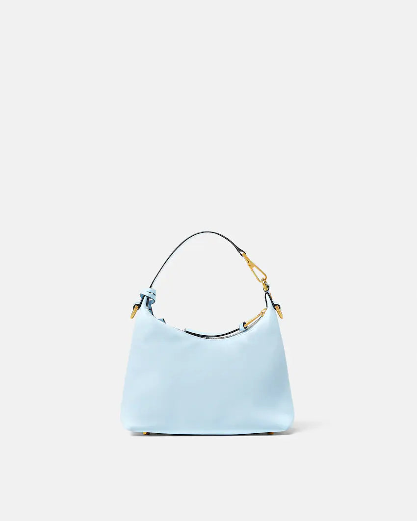 Borsa Hobo Versace Tag in Pelle Nappa