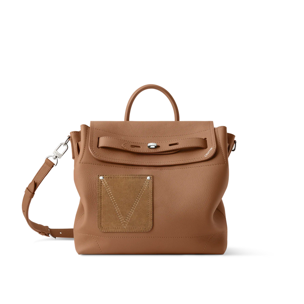 Borsa in pelle Louis Vuitton Steamer 30