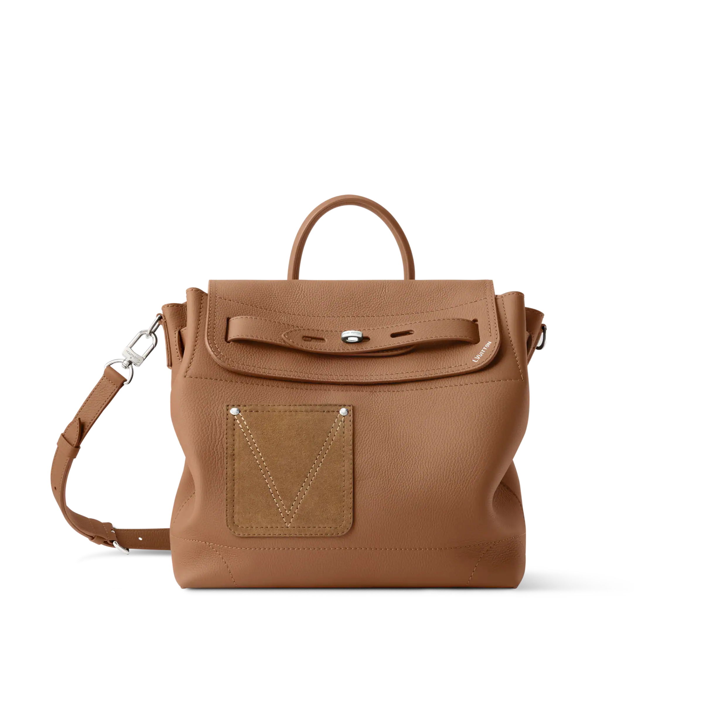 Borsa in pelle Louis Vuitton Steamer 30