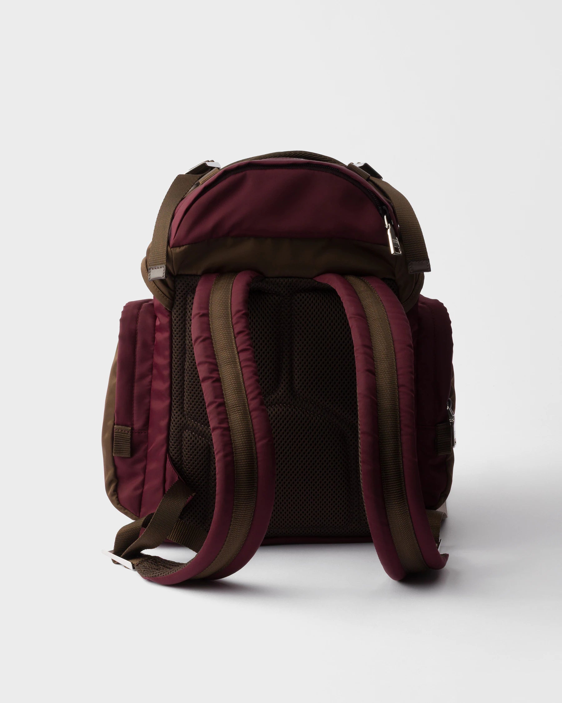 Zaino in nylon e pelle