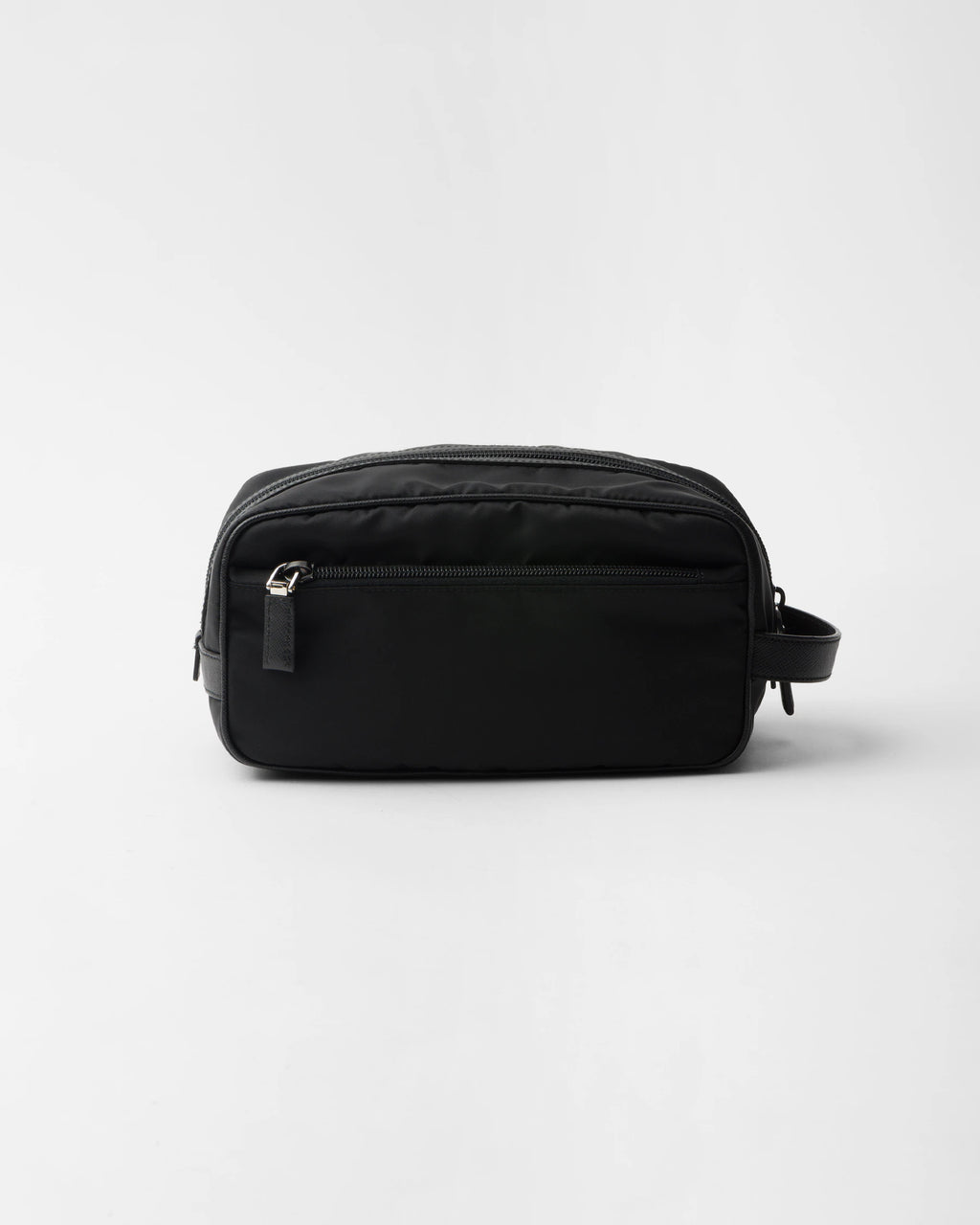 Pochette in Re-Nylon e Pelle Saffiano Prada