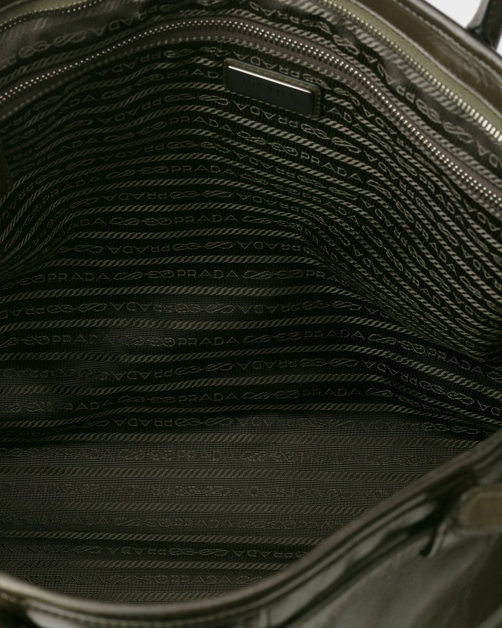 Cabas Prada Bornnie en cuir vieilli