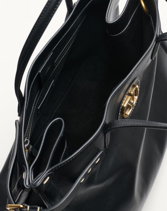 Borsa Shopping Media Valentino Garavani Antibes In Vitello