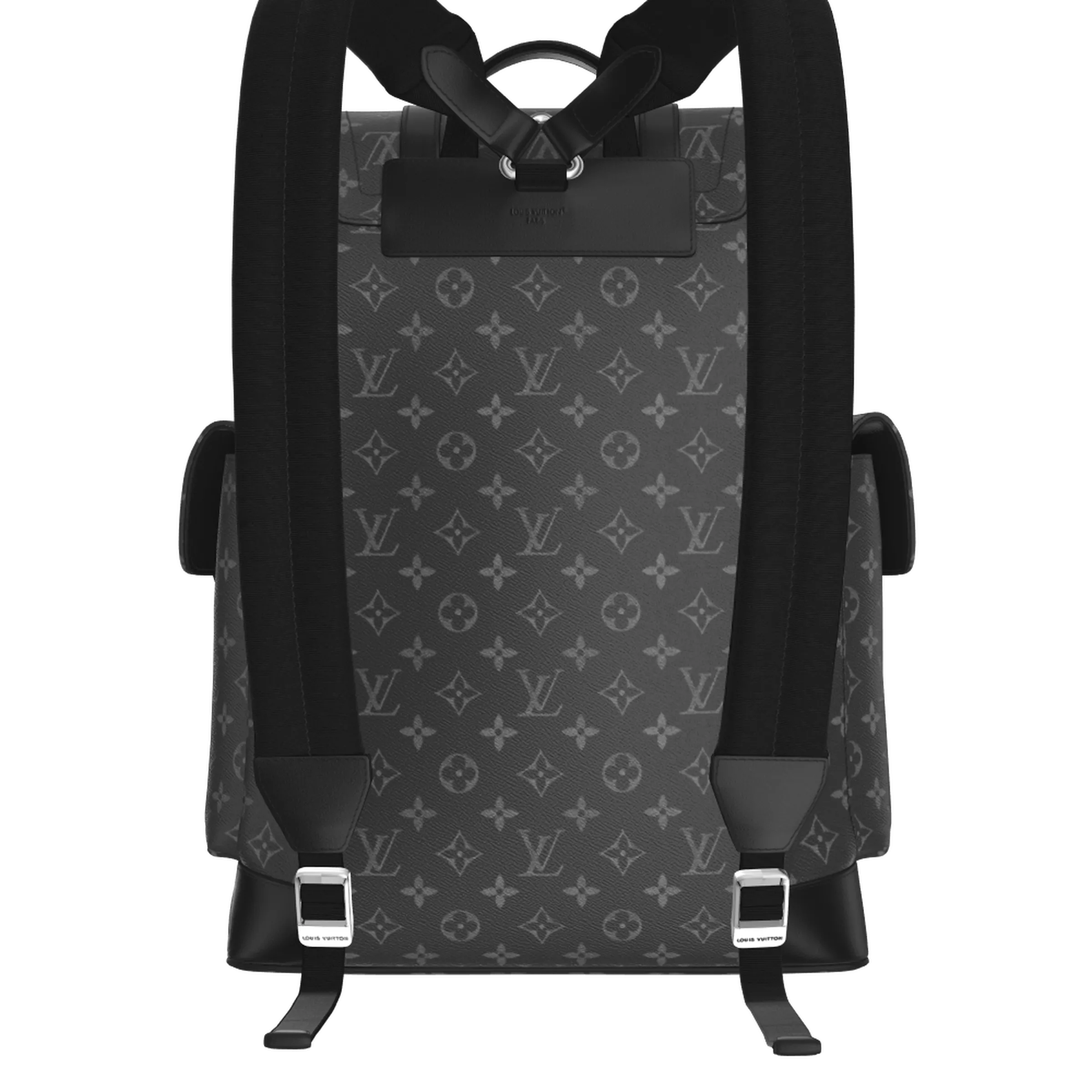 Zaino Louis Vuitton Monogram Striped Edition, verde/giallo