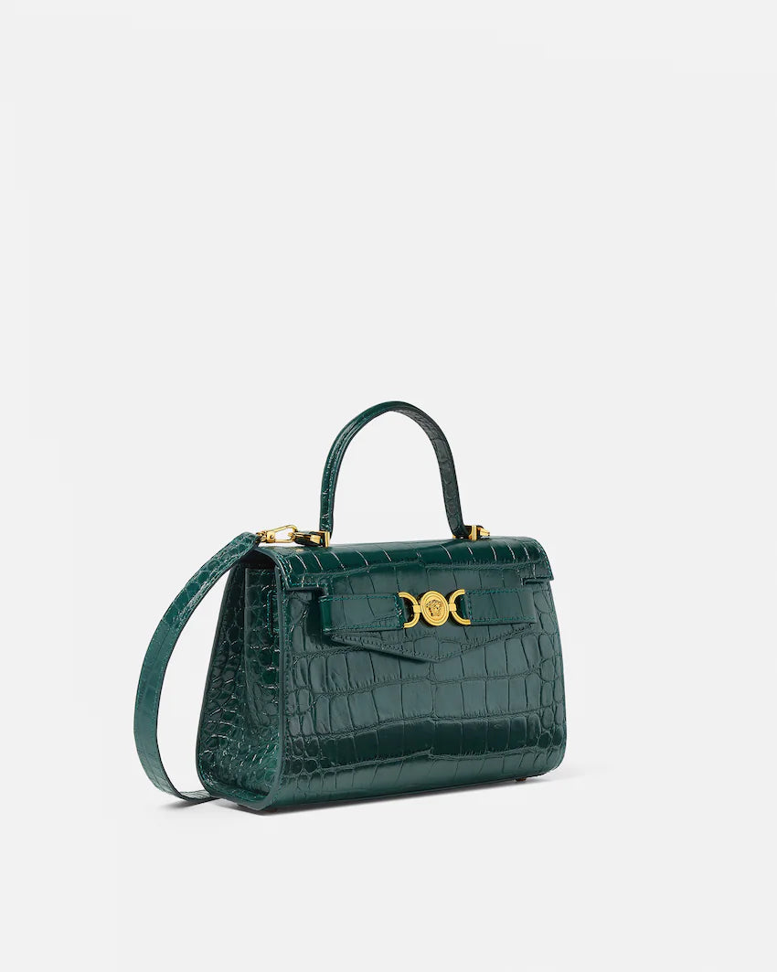 Borsa a mano Medusa '95 in pelle effetto coccodrillo